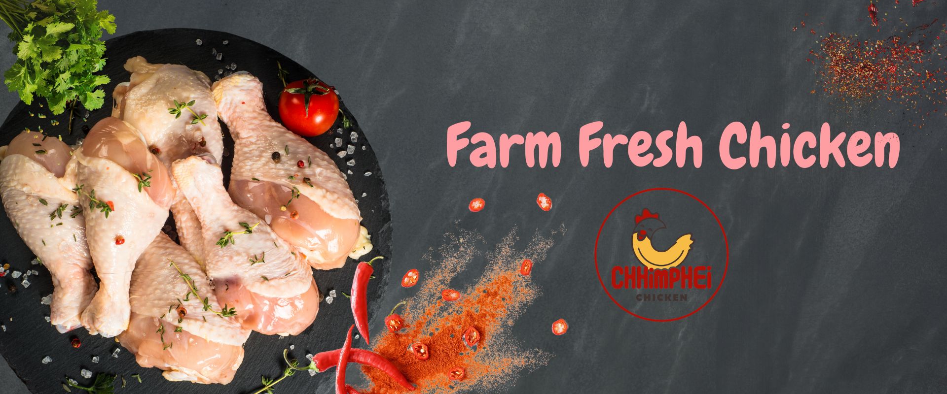 Juicy grilled pieces